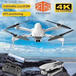 Drones 2023 Nieuwe F10 Drone 4K HD Dubbele camera met GPS 5G WIFI Groothoek FPV Real-time transmissie Rc afstand 2 km Professionele Drones Q231107