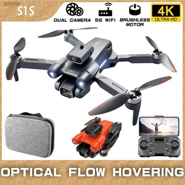 Drones 2023 nouveau S1S Mini Drone 4K caméra professionnelle moteur sans brosse Intelligent évitement d'obstacles Dron RC quadrirotor jouets pour garçons YQ240129