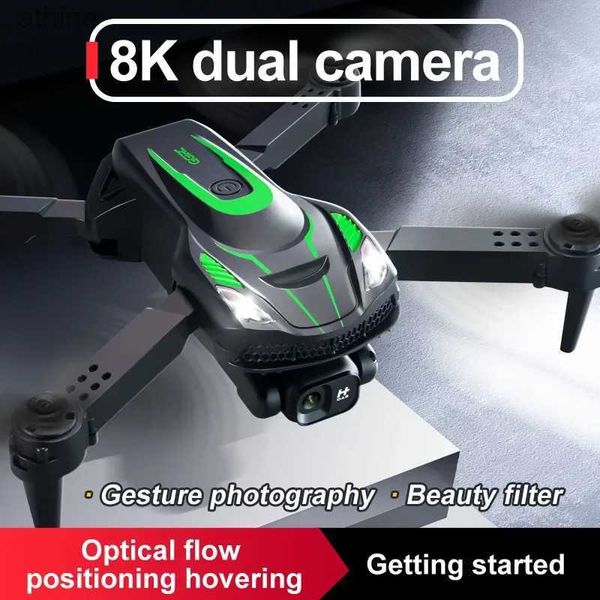 Drones 2023 nouveau S28 Max Rc Drone professionnel 8k Hd double caméra photographie aérienne moteur sans brosse pliable quadrirotor Rc Distance 3km YQ240129