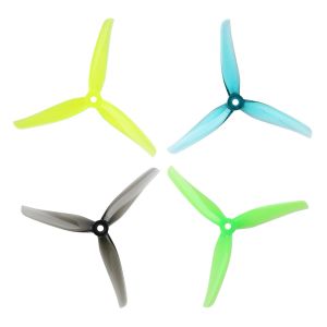 Drones 20pcs / 10 paires iflight nazgul f5 5inch 3 lame / hélice Triblade avec trou de montage de 5 mm pour la pièce de drone FPV