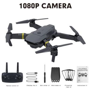 Drones Caméra aérienne à 360 degrés E58 Drone petit WiFi HD avec 4axis ARM pliable Quadcoptère Transmission d'image en temps réel