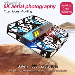 DRONES 4D-V37 Mini Pocket Drone Aerial Photo for High Altitude WiFi WiFi HD Image Transmission FPV RC Four Hélicoptère Drone avec caméra 4K D240509