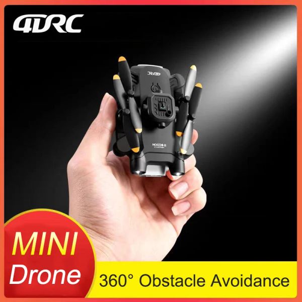 DRONES 4DRC V30 MINI DRONE 4K 1080P CAMERIE HD DRONES WIFI Évitement des obstacles Pliable Quadcoptère RC Hélicoptère Small Dron Toys for Kids