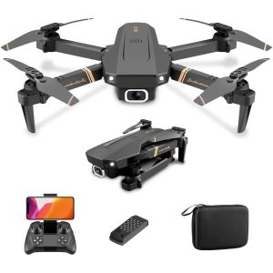 Drones 4DRC V4 Dron con cámara 4K HD para niños Regalo 3840x1920 WiFi FPV Drones RC Quadcopters para principiantes Single Battery 15 minutos