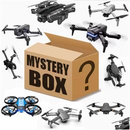 Drones 50% Off Mystery Box Sac Chanceux Drone Rc Avec Caméra 4K Pour Adts Enfants Télécommande Garçon Cadeaux D'anniversaire De Noël Drop Delivery Dh70P