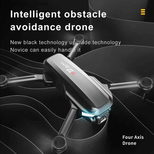Drones 8K H27 Drone pliant sans brosse 4 côtés Intelligent évitement d'obstacles photographie aérienne quadrirotor pour voyage en plein air Q240308