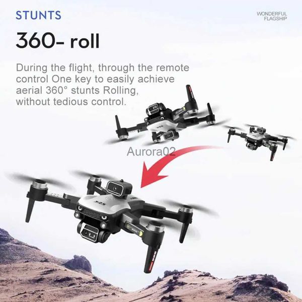 Drones Photographie aérienne adulte Mini caméra de Drone télécommandée pliante 2.4GHz 4K/6K HD-compatible Obstacle sans brosse quadrirotor jouets YQ240217