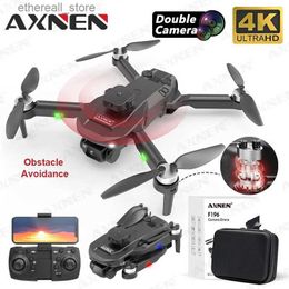 Drones AXNEN F196 Mini Drone 4K Photo 360 évitement d'obstacle photographie aérienne RC Dron moteur sans brosse pliable quadrirotor jouet cadeau Q231108