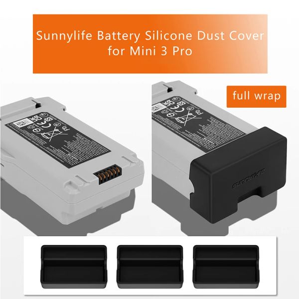 Bouchons de poussière de batterie de drones pour DJI Mini 3 Pro Battery Charging Port Covers Protector Profost Iproofr Cap pour Mini 3 Pro Accessoires