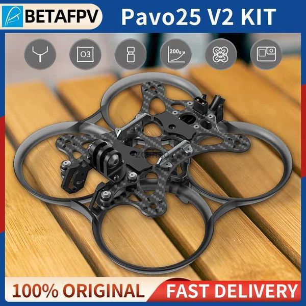 Drones BETAFPV Pavo25 V2 KIT de marco Pavo 25 FPV Sin escobillas Whoop Quadocopter Frame 2.5 pulgadas Cinewhoop BWhoop para DJI O3 FPV Racing Drone