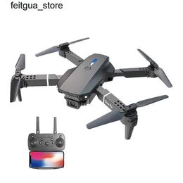 Drones Boys and Girls Toy E88 Pro Mini RC Drone E88 Pro Drone 480p Double appareil photo 2.4G WiFi Four Helicopter Remote Control Helicopter S24513