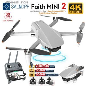 Drones C-FLY Faith Mini 2 Drone 4K Professioneel met HD-camera 5G Wifi 3-assige gimbal 240g Opvouwbare borstelloze motor GPS Dron RC Quadcopt Q231107