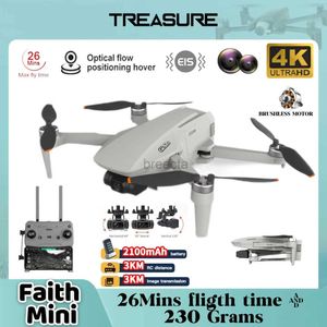 Drones C-FLY Mini Drone 4K Cámara HD profesional 5G Wifi 3 ejes Gimbal Motor sin escobillas Drone RC Quadcopter plegable ldd240313