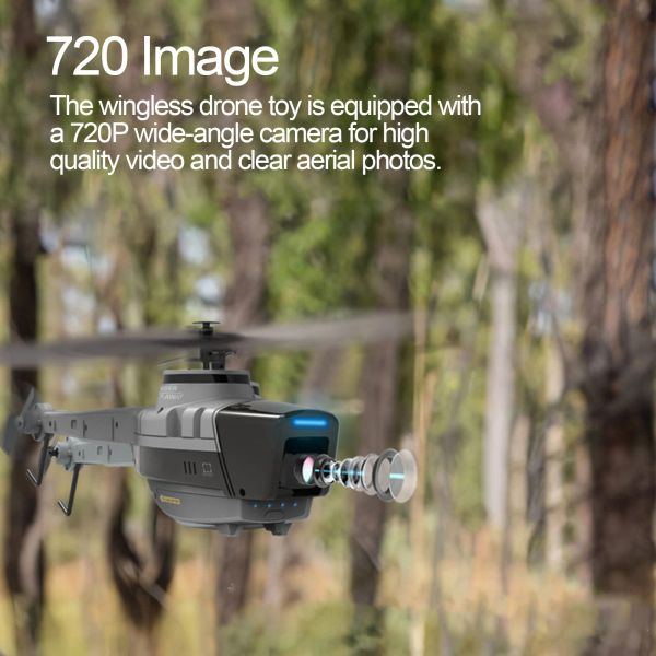 Drones C128 Helicóptero RC con cámara HD de 720p 6axis Gyroscope 2.4Ghz 4ch Mini Sentry Drone Control de control remoto Juguete para niños adultos