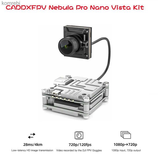 Drones CADDX Nebula Pro Nano Vista Kit caméra pour lunettes DJI bricolage FPV pièce de rechange 720p/120fps 4 3/16 9 commutateur d'image capteur 4MP CADDXFPV 24313