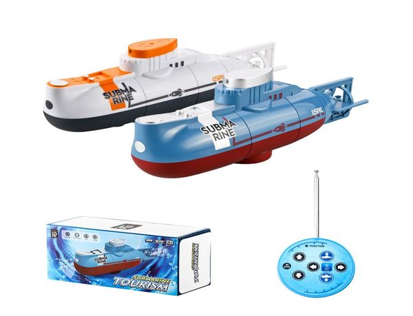 Drones Enfants télécommande sous-marin jouet modèle électrique bateau réservoir de poisson réservoir d'eau mini yacht simulation hors-bord 3233420