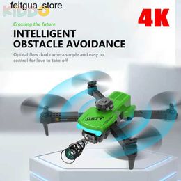 Drones Conusea 0677 RC Drone 4K Dual Camera Professional met opvouwbare RC Helicopter Obstacle Vermijding WiFi FPV High Holding Gift Toy S24513