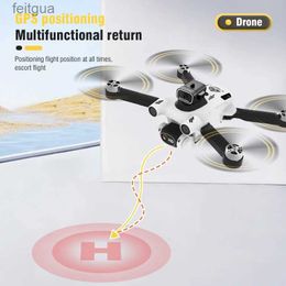 Drones Conusea S136 Pro Drone Gps 8K 4K double caméra professionnelle sans brosse évitement d'obstacles Fpv Wifi quadrirotor avion hélicoptère YQ240213