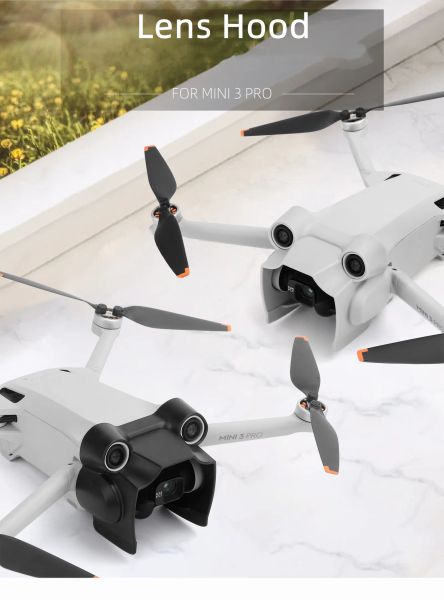 Drones DJI Mini 3 Pro Lens Hood Antiglare Cubierta Cubierta de cardán Sunhade Sunhood para DJI Mini 3 Pro Drone Accessories