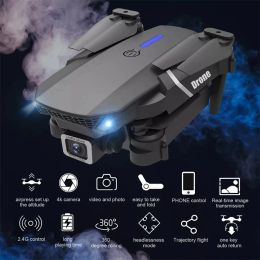 Drones drones 4k hd wideangle double caméra 1080p wifi positionnement visuel hauteur maintien du drone rc suit me quadcopter drones toys