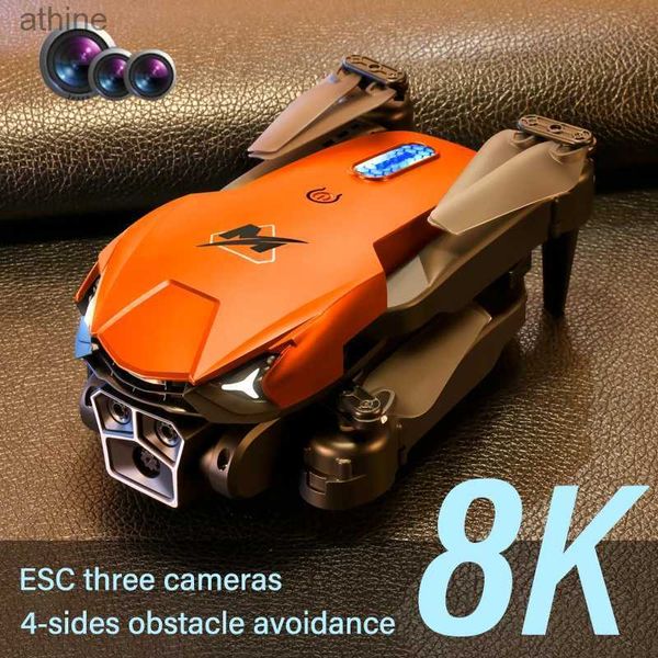 Drones Drone 8k professionnel télécommande avion caméra Hd quadrirotor Six axes Gyroscope 4K caméra haute définition petit avion YQ240129