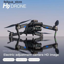 Drones drones FPV avec caméra haute définition 4K Brushless sans brosse pliant aéronef rc télécommande contrôlant quatre jouets pour enfants en hélicoptère S24513