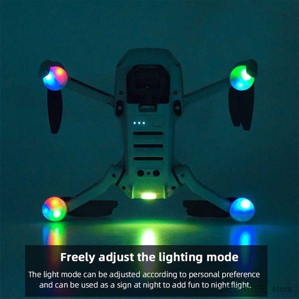 Drones Drone stroboscopes lumineux de vol de nuit dron pour dji mavic 3 / air 2 / mavic mini / mavic 2 / mini 2 / fpv / fantôme 3 4 accessoires