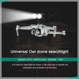 Drones drone Universal Owl drone searchlight fel licht zwakke lichtstoel SOS -uitbreiding kit vul lichtflits voor drone -accessoires