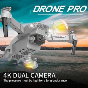 Drones Drones met camera HD 4k UAV Luchtfotografie Dubbele camera Opvouwbare vliegtuigen Afstandsbediening Quadcopter speelgoed met vaste hoogte