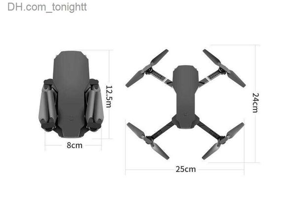 Drones Drop Ship S70 Pro Drones plegables UAV Aérea Alta definición 4K Cámara dual Cuatro ejes Control remoto Aviones Mini E58 Drone Q231102