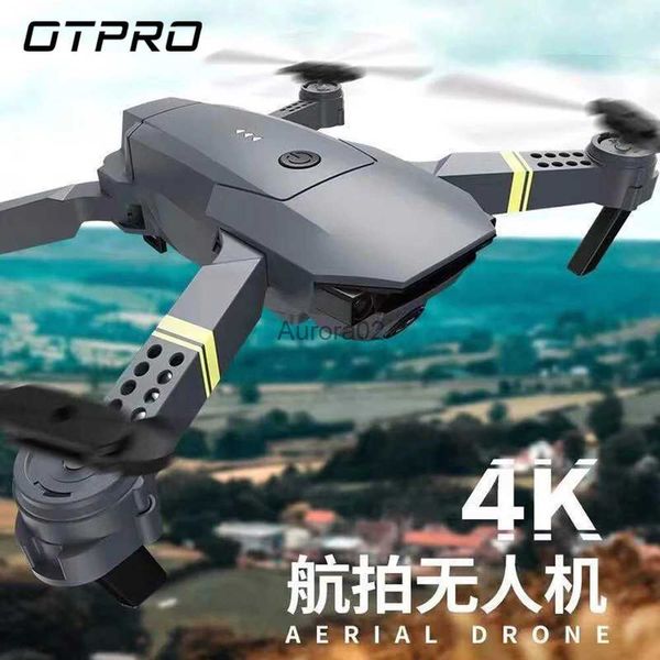 Drones E58 Quadrotor Drone plegable Mini kits portátiles 4K HD Fotografía aérea RC Juguete de regalo para niños adultos YQ240217