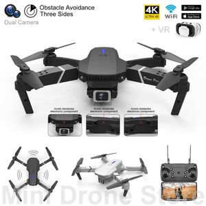 Drones E88/E525 Pro Easy Fly Mini Drone VR 4k évitement d'obstacles hélicoptères RC jouet pliant quadrirotor avec caméra livraison gratuite retour