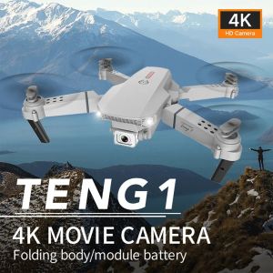 Drones e88 pro drone 4k met high definition camera wifi fpv vouwbare drone 2.4g 6 as rc quadcopter hoogte hold helikopter speelgoed