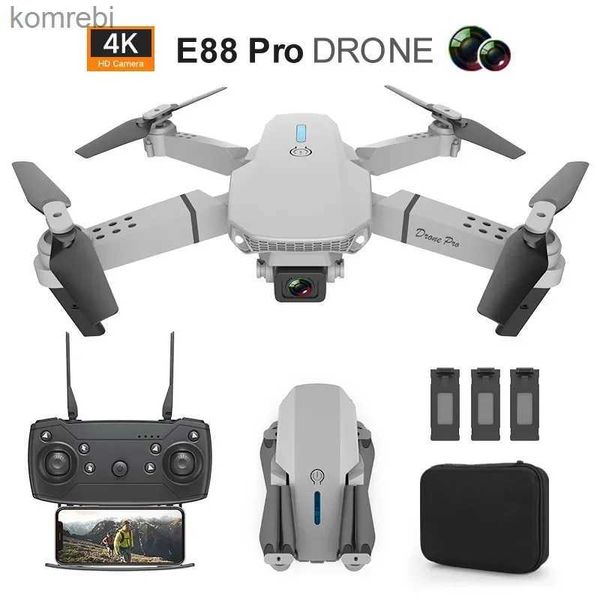 Drones E88 Pro nouveau WIFI FPV Drone grand Angle HD drone mini caméra hauteur tenir pliable quadrirotor hélicoptère drone caméra professionnelle 24313