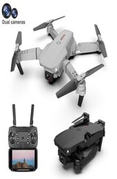 Drones E88Pro RC Drone 4K professionnel avec caméra HD grand Angle 1080P hélicoptère pliable WIFI FPV hauteur tenir cadeau jouet 2302142960870
