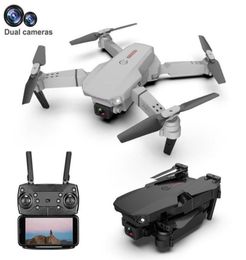 DRONES E88PRO RC DRONE 4K PROFESSINATION AVEC 1080P WIELL ANGLE HD CAME CAMELABLE Hélicoptère WiFi FPV HEAUT HOLD Gift Toy 2302142760318