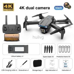 Drones E99 Pro Foldable Quadcopter RC Mini Drone 4K avec WiFi Aerial Photography Helicopter Dron Toys 24416