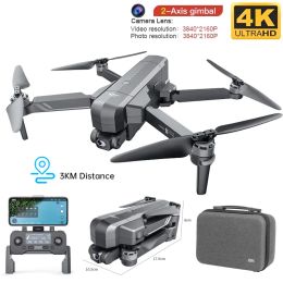 Drones F11s Pro Drone 4K Profesjonalne Kamera 3km Wifi GPS EIS 2OSI Antishake Gimbal FPV Bezszczotkowy Zdalnie Serowany Quadcopter Dro