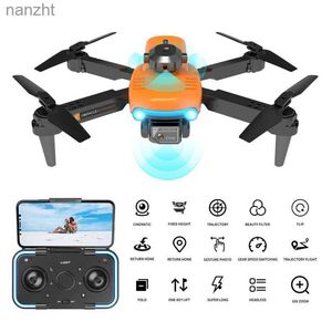Drones F187 Pro Optical Flow HD 4K Dual Camera RC Drone WiFi FPV Obstacle évitement Polding Four Helicopter Toy Boys Gift WX
