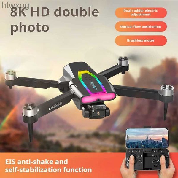 Drones F199 UAV photographie aérienne 1080P grand angle HD double caméra sans brosse professionnel télécommande vol pliable quadrirotor jouet YQ240201