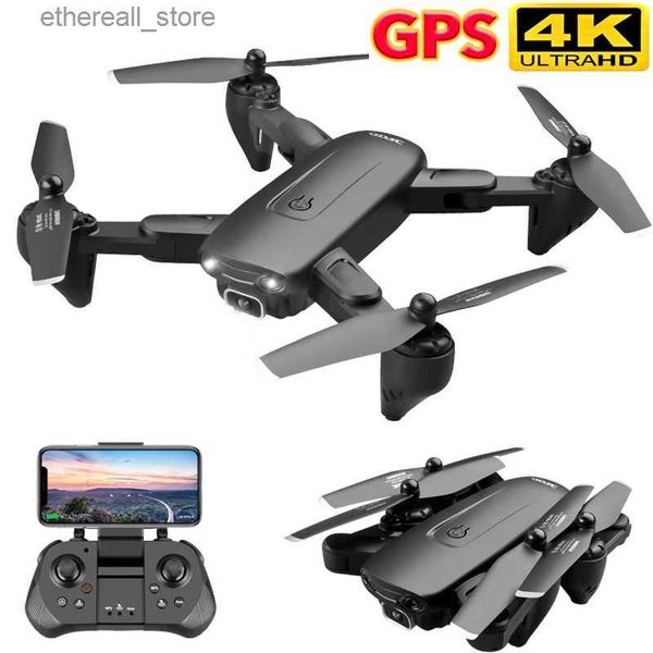 Drones F6 GPS Drone 4K caméra HD FPV Drones avec suivez-moi 5G WiFi flux optique pliable RC quadrirotor professionnel Dron Q231108