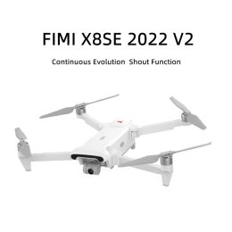 Drones FIMI X8 SE 2022 V2 VERSE MEGAPHONE MODULE PROSITIQUE 3AXIS CAME CAME DE GIMBAL 10KM AFFAIRE 4K HDR Quadcoptère 35 minutes Temps de vol