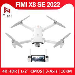 Drones fimi x8 SE 2022 W Wersji 10 km rc drone fpv 3osiowy gimbal kamera 4k hdr wideo gps helikopter 35 minut lotu quadcopter rtf