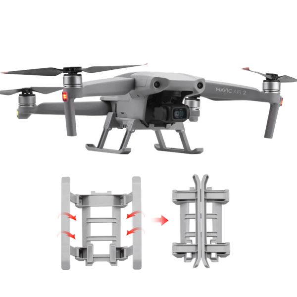 Drones Pliant d'atterrissage pliable pour Dji Mavic Air 2 / Air 2s Protection d'atterrissage Extensions Joney Stand Hauteur