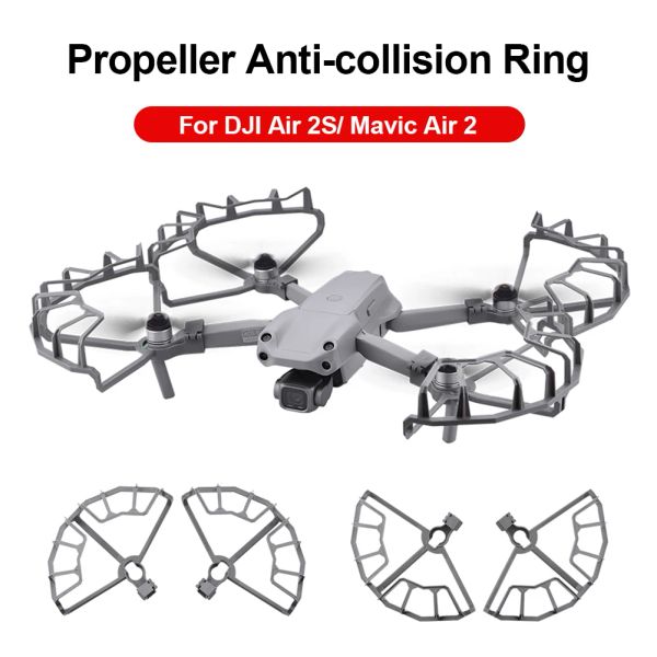 Drones para DJI Air 2S Mavic Air 2 Propulsor de drones Protector Guardia Props Props Cubierta del ventilador del ala Drone Anticollision Protector