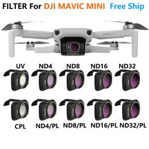 Drones pour DJI Mavic Mini 2 Camera Lens Filter MCUV ND4 ND8 ND16 ND32 CPL ND / PL Filtres Kit pour DJI Mavic Mini SE Drone Accessoires