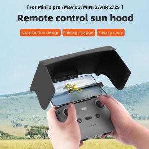 Drones pour DJI Mini 2 / Mini 3 Pro Sunhood Remote Control Cover Shade Shade Téléphone Monitor pour Mavic Air 2/2S Contrôleur Sun Hood