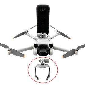 DRONES POUR DJI MINI 3 Pro Drone Multifinection Adapter Adapter Support Adapter Bracket avec vis fileté pour la caméra d'action GoPro 360