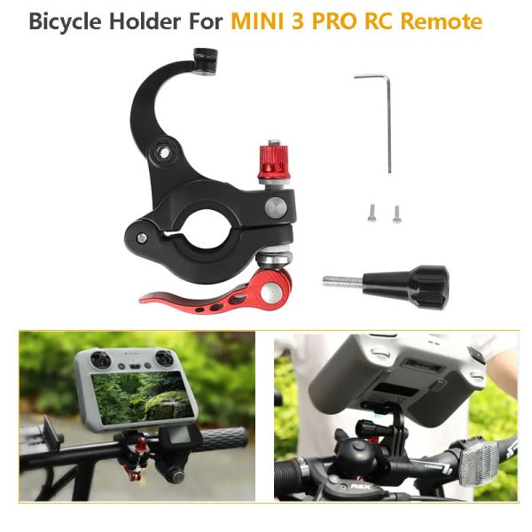 Drones pour DJI Mini 3 Pro Remote Controller RC Clip Clip Bicycle Bicycle Holder Monitor Clamp pour DJI Mini3 Drone Accessoires