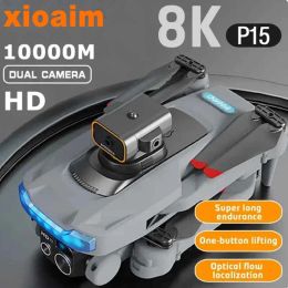 Drones voor Xiaomi P15 Drone 4K Professionele camera 8K GPS HD Aerial Photography DualCamera Omnidirectional Obstacle Vermijding Drone